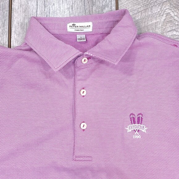 Peter Millar Pink Casual Button Down Shirt - Picture 1 of 9